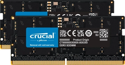 Pamięć Micron Crucial DDR5-4800 SODIMM 32GB Kit (16GBx2) PC5-38400 (CT2K16G48C40S5)