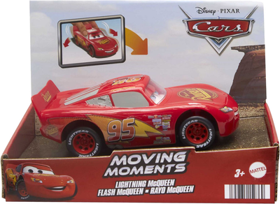 Samochód Mattel Disney Cars Moving Moments Lightning McQueen (0194735159369)