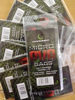 ПВА пакети Gardner PVA BAGS MICRO (10)