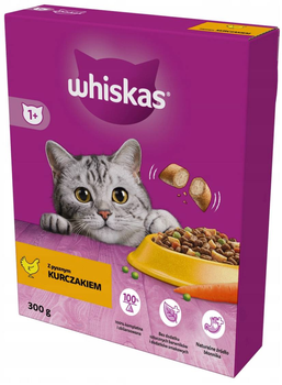Сухий корм для котів Whiskas з куркою 300 г (5900951305757)