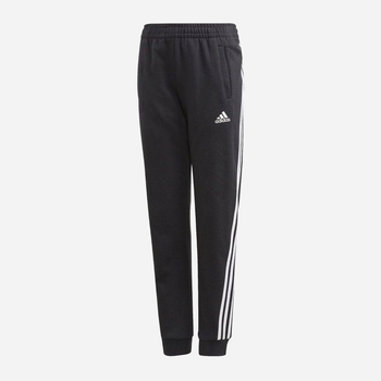 Młodzieżowe spodnie dresowe dla chłopca Adidas G 3S Pant GE0947 140 cm Czarne (4061612316442)