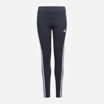 Legginsy młodzieżowe dziewczęce sportowe Adidas G 3S Tig GN1452 164 cm Granatowe (4062065011212)