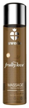 Інтимний гель Swede Fruity Love розігріваючий для масажу Dark Chocolate 120 мл (7340040404431)