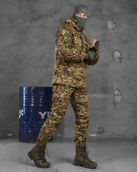 Весенний тактический костюм Хищник Горка 4 штаны+анорак 5XL пиксель (83958)