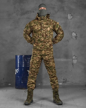 Весняний тактичний костюм Хижак Гірка 4 штани+анорак L піксель (83958)