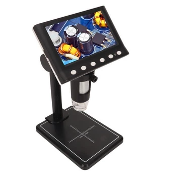Микроскоп цифровой с 4,3" дюймовым LCD экраном DM7 аккумуляторное увеличение до 1000X