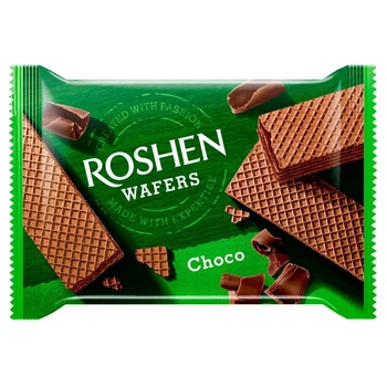 Упаковка вафель Roshen Wafers Шоколад 72 г х 22 шт