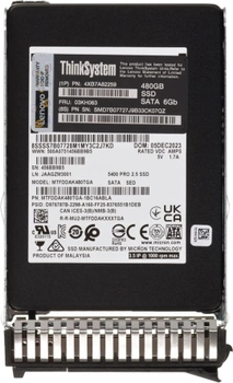 SSD dysk Lenovo 5400P 480GB 2.5" SATAIII (4XB7A82259)