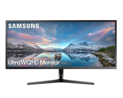 Монитор 34" Samsung Ultra-Wide S34J550WQU (3440x1440), VA, black, Б/У