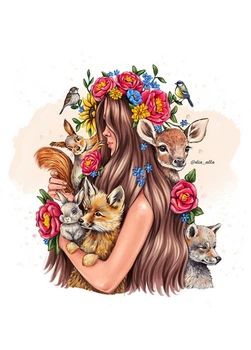 Листівка Cardsforsoul Мавка 10,5 Х 14,8 см