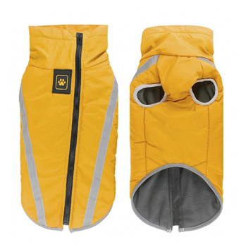 Светоотражающая зимняя толстая куртка для собак Yellow, 4XL Желтый