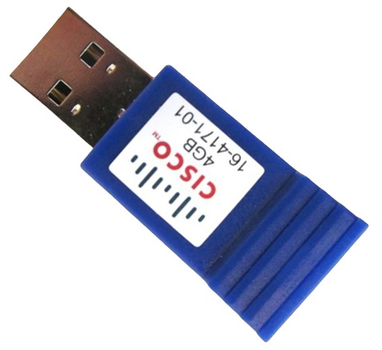 Pendrive Cisco USB 2.0 4GB Factor Niebieski (UCS-USBFLSH-S-4GB)