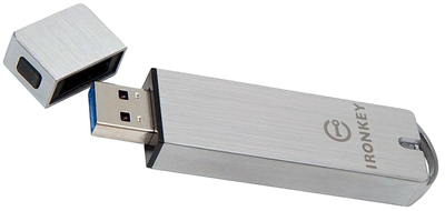Флеш пам'ять Kingston IronKey Basic S1000 Encrypted 16GB USB 3.0 F Silver (IKS1000B/16GB)