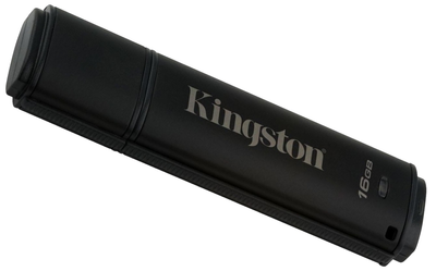 Pendrive Kingston DT4000 G2 256 AES 16GB USB 3.0 Czarny (DT4000G2DM/16GB)