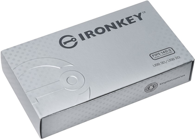 Флеш пам'ять Kingston IronKey Basic S1000 Encrypted 8GB USB 3.0 Silver (IKS1000B/8GB)