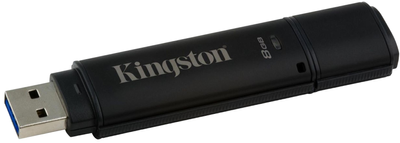 Pendrive Kingston DT4000 G2 256 AES FIPS 140-2 8GB USB 3.0 Czarny (DT4000G2DM/8GB)