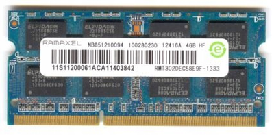 Пам'ять Ramaxel 4Gb SO-DIMM DDR3 1333 MHz (RMT3020EC58E9F-1333)