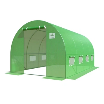 Теплица садовая Focus Garden 2,5x4x2 м парник 4 секции Зеленый