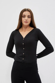 Жіночий лонгслів MOODO 3932 XL чорний