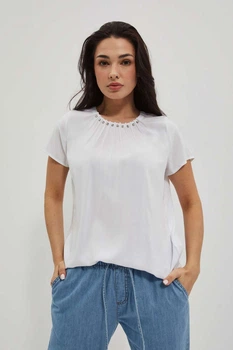 Блузка жіноча MOODO 4028 XL біла