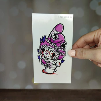 Тимчасове хорор татуювання, фальшиве тату на тіло "Май Мелоді. Onegai My Melody" (Тату0138)