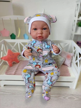 Кукла пупс виниловый Ane Baby в костюме Единорожка Marina&Pau, 45 см