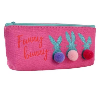 Пенал м'який TP-23 Funny Bunny Рожевий 1 відділення 20х5х5см YES