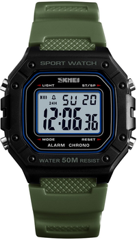 Наручний годинник Skmei 1496AG Army Green