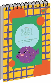 Набір зошитів для записів YES Stay yourself А6 80 аркушів у клітинку 6 шт (151896) (4823092273963)