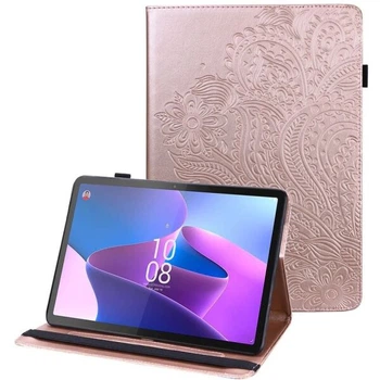 Защитный чехол UniCase Flower Series для Lenovo Tab P11 Pro Gen 2 - Rose Gold