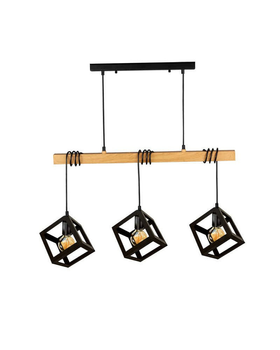 Підвісний світильник Goldlux 314581 Sweden Wood E27 3x20W IP20 Bl (047163)