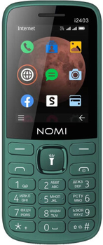 Мобильный телефон Nomi i2403 Dark Green