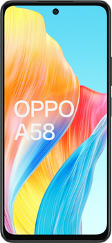 Мобільний телефон OPPO A58 6/128GB Glowing Black (6932169333566)