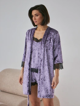 Халат жіночий BARWA garments 251 M Темно-фіолетовий (2110002512697)