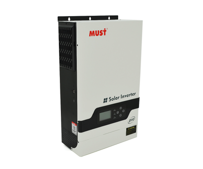 Гiбрiдне ДБЖ MUST PV18-5248PRO, 5200W, 48V, ток заряда 1-60A, 160-275V, MPPT (80А, 450 Vdc)