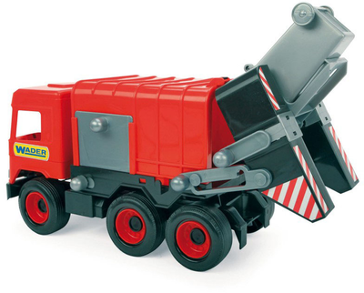 Śmieciarka Wader Middle Truck Czerwona (5900694321137)