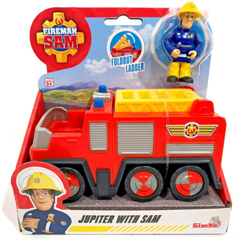 Wóz strażacki Simba Fireman Sam Jupiter z figurką (4006592076207)