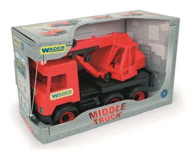 Dźwig Wader Middle Truck Czerwony (5900694321120)