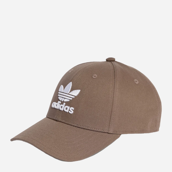 Czapka z daszkiem Adidas IB9970 One Size Brązowa (4066746662229)