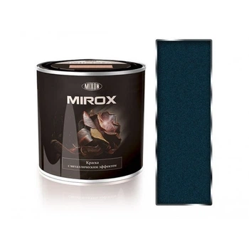 Краска декоративная с металлическим эффектом 3 в 1 Mixon Mirox синяя 5001