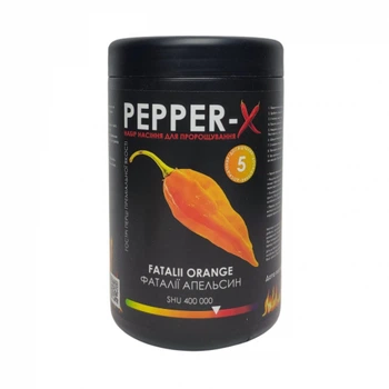 Набір для вирощування гострого перцю Pepper-X Fatalii Orange (Фаталії Апельсин)