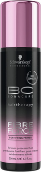 Зміцнюючий праймер для пошкодженого волосся Schwarzkopf Professional BC bonacure fibre force 200 мл (4045787430073)