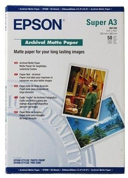 Фотопапір Epson Matte A4 50 аркушів (C13S041569)
