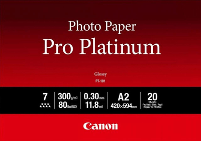 Papier fotograficzny Canon Pro Platinum PT-101 A2 20 arkuszy (2768B067)
