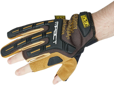 Перчатки Mechanix M-Pact Framer Leather S ц:brown