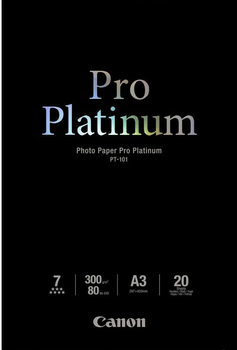 Papier fotograficzny Canon Pro Platinum PT-101 A3 20 arkuszy (2768B017)