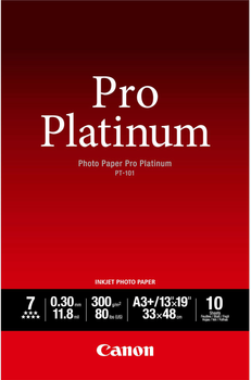 Papier fotograficzny Canon Pro Platinum PT-101 A3+ 10 arkuszy (2768B018)