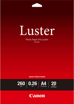 Фотопапір Canon LU-101 Luster A4 20 аркушів (6211B006)