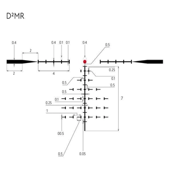Прицел оптический Delta Hornet 1-6x24 DDMR DO-2390