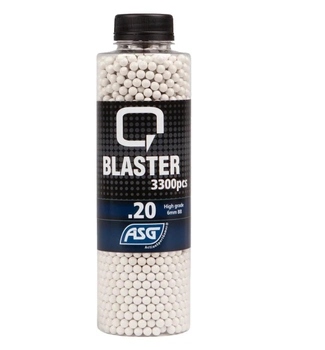 Страйкбольные шарики ASG Q Blaster 0.20 гр., 3300 шт white (6 мм)